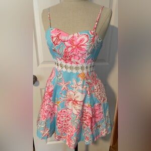 Lilly Pulitzer Pastel Floral Dress